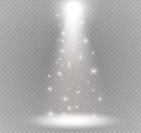 Vector spotlight. Light effect.のイラスト素材