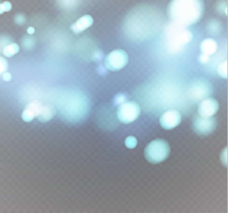 Shining light, stars, particles, energy in transparent background.のイラスト素材