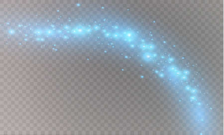 Dust on a transparent background.