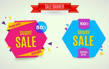 Incredible Wow Sale banner design template. Big super sale special offer, save up to 50 off. Vector illustration.のイラスト素材