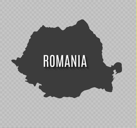 Romania World map. World geography. vector illustration.のイラスト素材