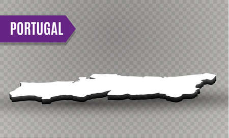 portugal World map. World geography. vector illustration.のイラスト素材