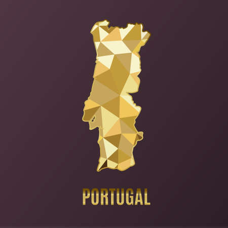 portugal World map. World geography. vector illustration.のイラスト素材
