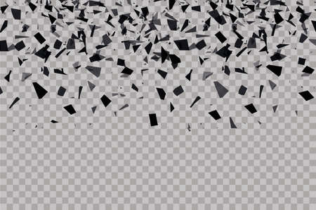 Abstract background with many falling tiny confetti pieces. vector background.のイラスト素材