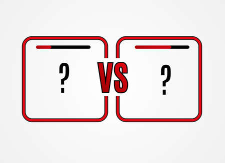 Versus Logo.のイラスト素材