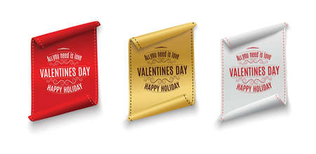 Valentines day banner design image illustrationのイラスト素材