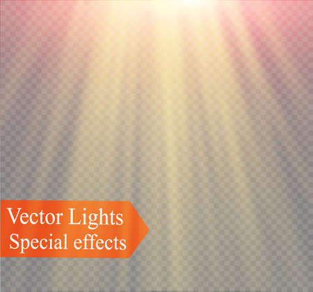 Light flare special effect with rays image illustrationのイラスト素材