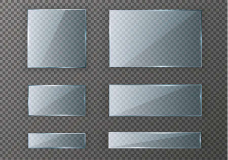 Glass modern image illustrationのイラスト素材