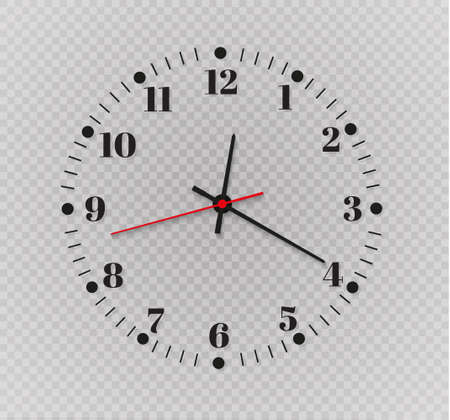 Wall clock vector illustrationのイラスト素材