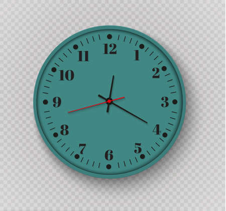 Wall clock vector illustrationのイラスト素材