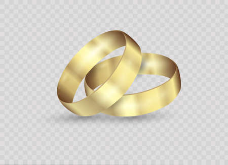 Abstract luxury golden ring. Vector light circles and spark light effect
