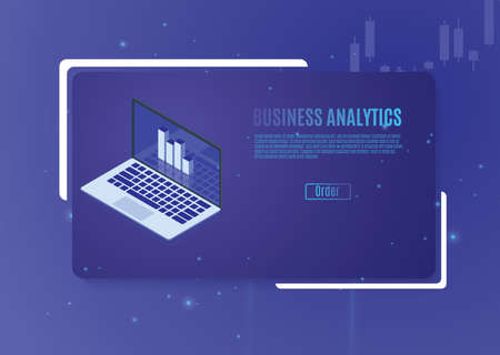 Graph of cryptocurrency. graphics and analytics of cryptography. vector illustrationのイラスト素材