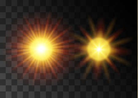 Vector transparent sunlight special lens flare light effect. Christmas abstract pattern. Sparkling magic dust particles.のイラスト素材