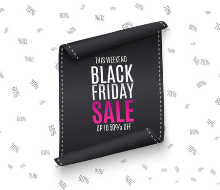 Black Friday. Web banner, logo, emblem and label. holiday sales on Friday.Vector abstract background texture design, bright poster, banner yellow background, blue and blue stripes and shapesのイラスト素材