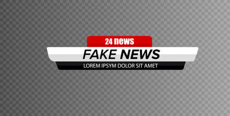 Tv news bar. Lower Third TV News Bars Set Vector. Television broadcast media title banner.のイラスト素材