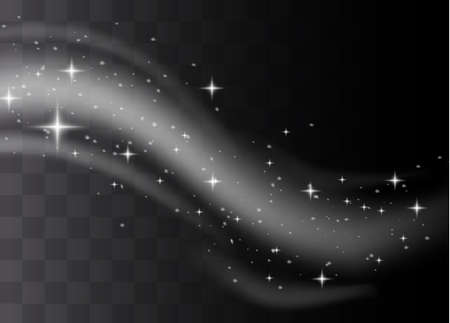 White sparks glitter special light effectのイラスト素材