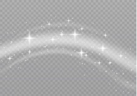 White sparks glitter special light effectのイラスト素材