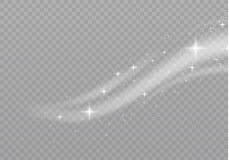 White sparks glitter special light effectのイラスト素材