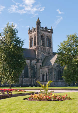 Paisley Abbey in Scotland. Believed to be where William Wallace (Braveheart) was educated 700 years ago.の写真素材