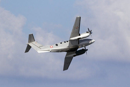 Kalkara, Malta - 23 September 2016: Malta Armed Forces Hawker Beechcraft B200 King Air [AS1227]...