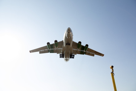 Luqa, Malta August 27, 2017: Turkmenistan Airlines Ilyushin Il-76TD [REG: EZ-F426] on short finals...