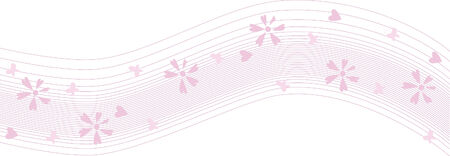 abstract pink floral backgroundのイラスト素材