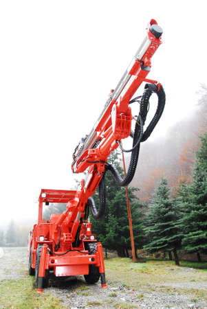 Heavy duty mine drilling machine