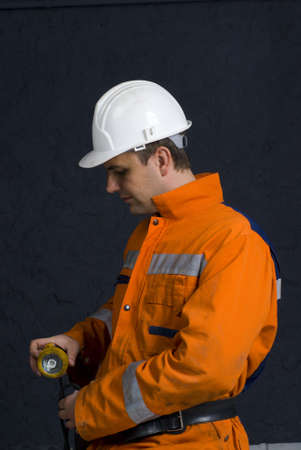 Miner getting ready stock photoの写真素材