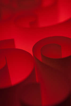Defocus lava color spirals lit from bottomの写真素材