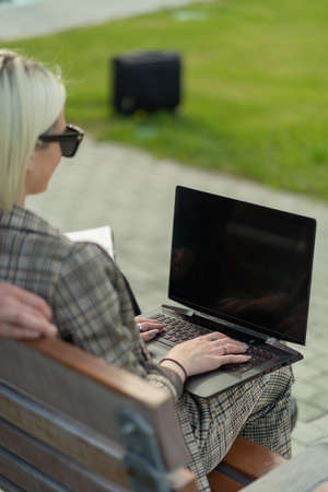 Casual dressed business people are thinking of new plans about the companyの写真素材