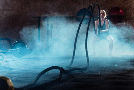 Battle rope training as functional fitness at the crossfit gym