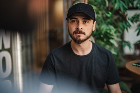 A worker in a modern office discuss business strategies, analyze market research, and plan profitable projects.の写真素材