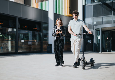 Young business people working remotely towards successful project outcomes and high returns on investment.の写真素材