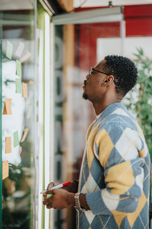 Business Professionals Collaborating and Brainstorming Ideas in a Diverse Workplace