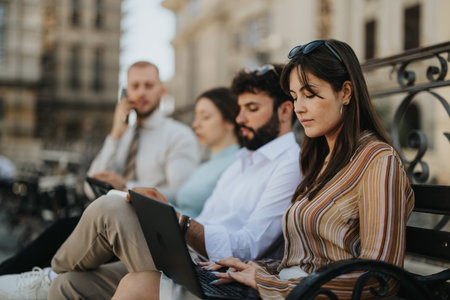 Innovative startup team focused on sustainability and profitability.
