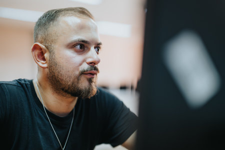 Successful Business Person Working on Financial Planning in Urban City