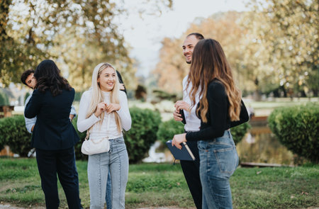 Collaborating with Classmates for Effective Learning and Achieving Goalsの写真素材