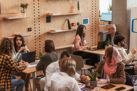 People at the cafe