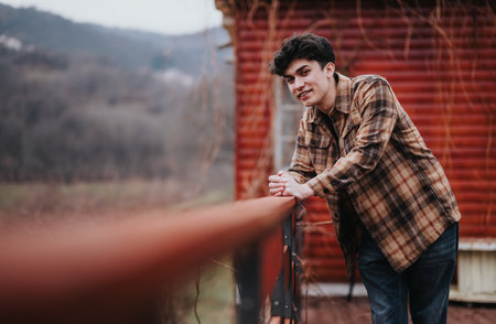 Friends enjoying a casual get-together at a cozy homeの写真素材