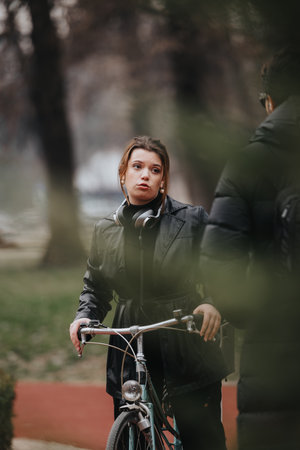 Confident young businesswoman with a stylish elegance outdoors