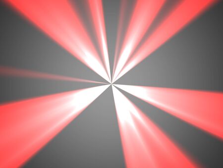 Red, white and gray abstract background with beamsの写真素材