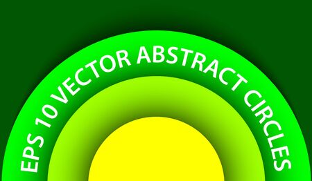 Green abstract circles background for web usage  illustrationのイラスト素材