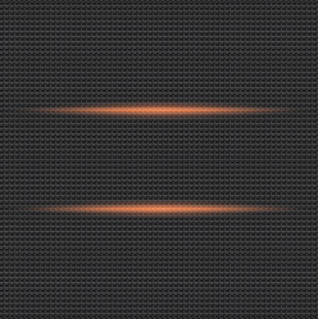 Abstract background with two orange glowing lines. Vector backgroundのイラスト素材