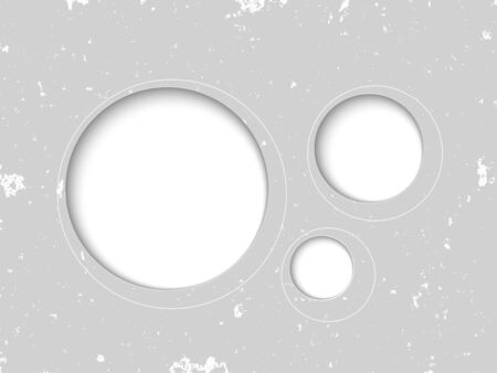 Speech bubbles on red grunge background as web design interface. Vector illustrationのイラスト素材