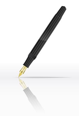 Fountain Pen  Vector illustrationのイラスト素材