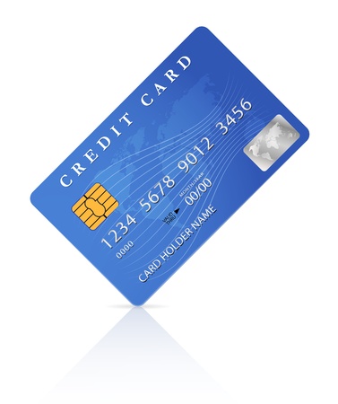 Credit or debit card design template. のイラスト素材