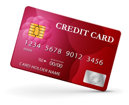 Credit card design template. のイラスト素材