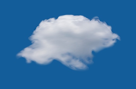 Cloud on the blue sky. Vector illustrationのイラスト素材