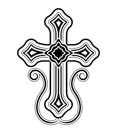 Traditional Armenian Apostolic Church cross clip art のイラスト素材