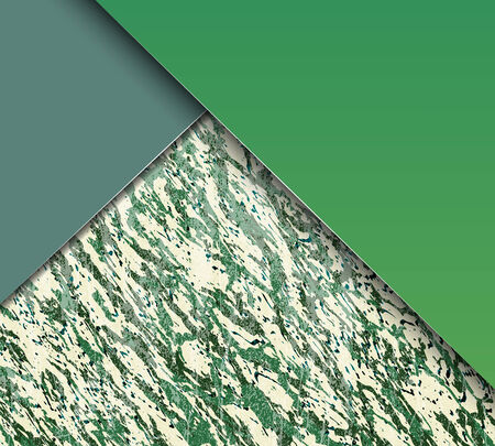 Abstract green and blue shiny marble texture with copy space. Vector illustrationのイラスト素材